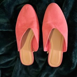 Pink Slip On Flats